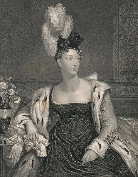 Princess Charlotte, of Wales, c1817, (early-mid 19th century). Creator: Henry Thomas Ryall