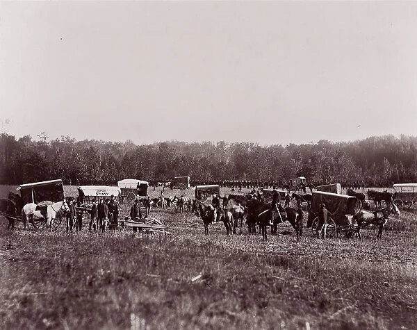 Removing Dead from Battlefield, Maryes Heights, May 2, 1864, 1864