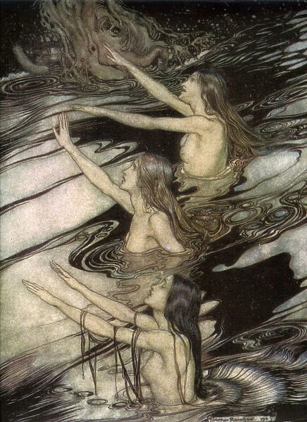 The Rhine Maidens, from Siegfried and The Twilight of the Gods by Richard Wagner, 1911