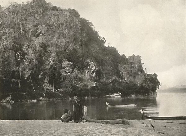 River Scene - The Second Defile, near Bhamo, 1900. Creator: Unknown