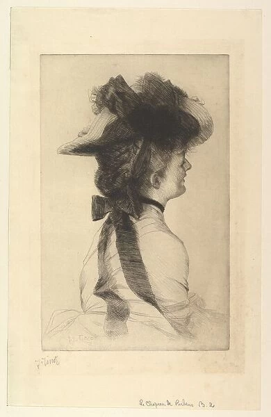 The Rubens Hat, 1875. Creator: James Tissot