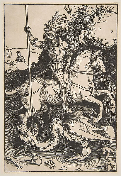 Saint George and the Dragon, ca. 1504. Creator: Albrecht Durer