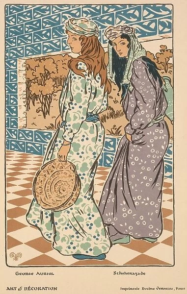 Scheherazade, 1901. Creator: Georges Auriol (French, 1863-1938)