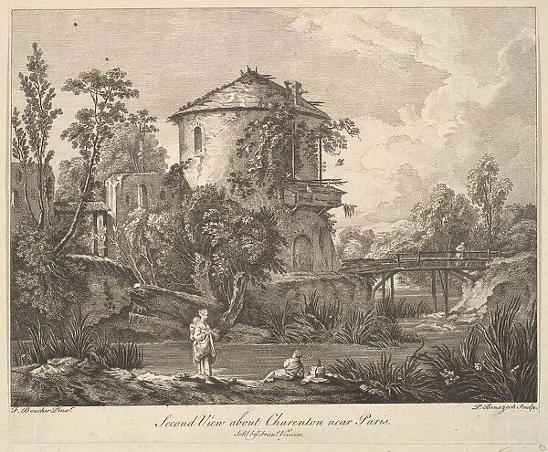 Second View of Charenton near Paris, mid to late 18th century