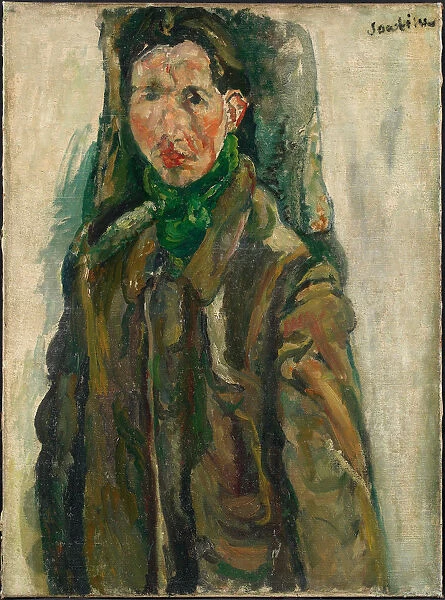 Self-Portrait. Artist: Soutine, Chaim (1893-1943)