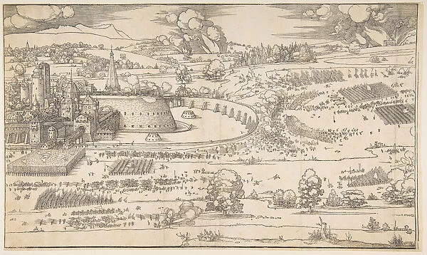 The Siege of a Fortress. n. d. Creator: Albrecht Durer