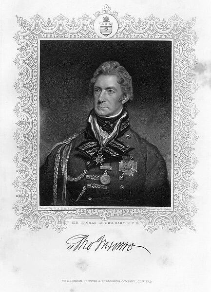 Sir Thomas Munro (1761-1827), Scottish soldier and statesman, 19th century. Artist: Henry Meyer