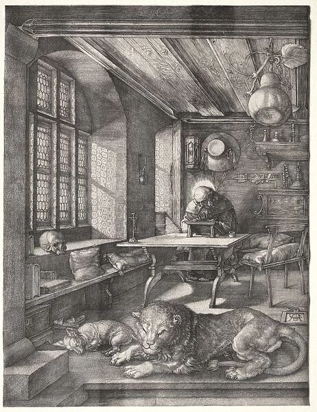 St. Jerome in His Study, 1514. Creator: Albrecht Dürer (German, 1471-1528)