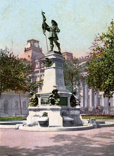 Statue of Paul Chomedey de Maisonneuve, Montreal, 1904