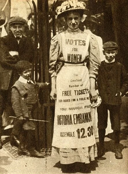 The Suffragette Housemaid 1908, (1933). Creator: Unknown