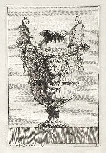 Suite of Vases: Plate 1, 1746. Creator: Jacques Francois Saly (French, 1717-1776)