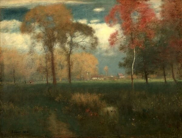 Sunny Autumn Day, 1892. Creator: George Inness (American, 1825-1894)