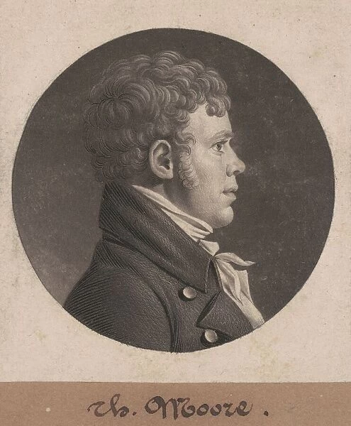 Thomas Moore, 1805. Creator: Charles Balthazar Julien Fevret de Saint-Memin