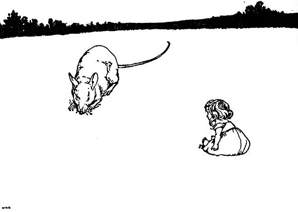 Thou Poor Little Thing! Said the Field-Mouse, c1930. Artist: W Heath Robinson