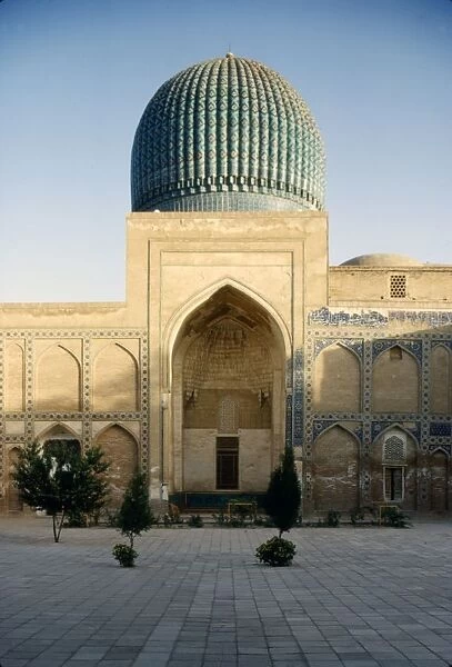 Timurs Tomb, (Tamberlaine), Gur-e-Amir Mausoleum, Samarkand, c20th century. Artists: CM Dixon, Unknown