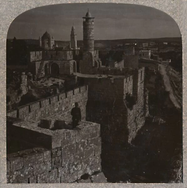 The Tower of David. The oldest portion of the Citadel, c1900