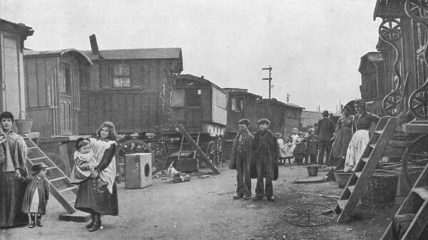 A travellers encampment, Battersea, London, c1903 (1903)