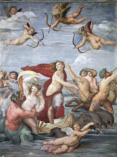 Triumph of Galatea, c. 1512. Artist: Raphael (1483-1520)