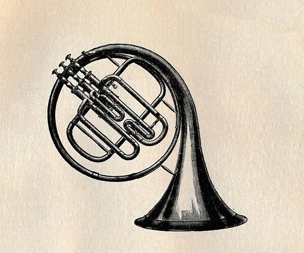Valve Horn, 1895. Creator: Unknown