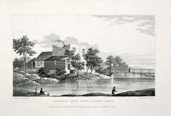 View of Beresford White House, Hackney Marsh, Hackney, London, 1830