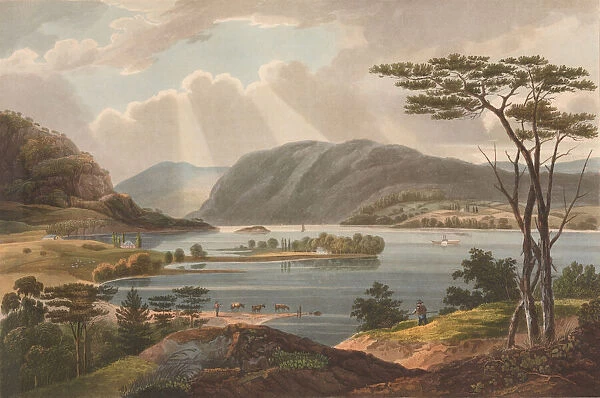 View from Fishkill Looking To West-Point (No. 15 of The Hudson River Portfolio), 1825