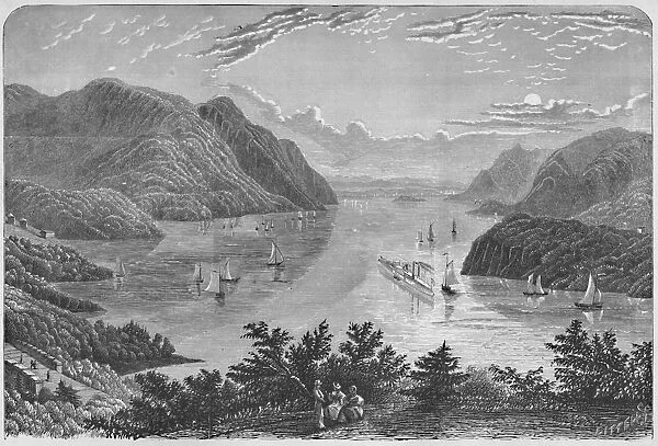 View of the Hudson from the Vicinity of West-Point, 1883. Artist: Littell