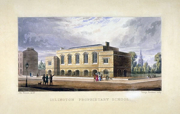 View of Islington Proprietary School, London, c1850