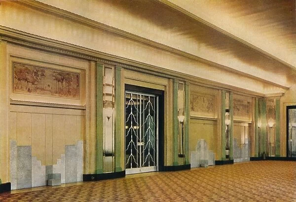 A view of the new ballroom at Claridges Hotel as designed by Oswald P. Milne, 1933