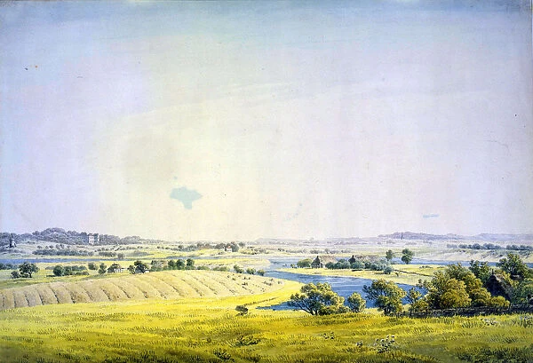 View over Putbus, 1824-1825. Artist: Caspar David Friedrich