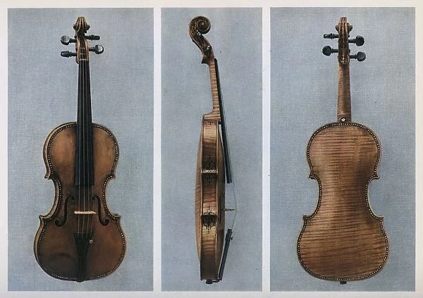Violin; Nicola Amati, Cremona; seventeenth century, 1948. Artist: Johann Georg Platzer
