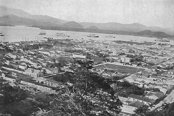 Vista Geral de Santos, (General view of Santos), 1895. Artist: Paulo Kowalsky