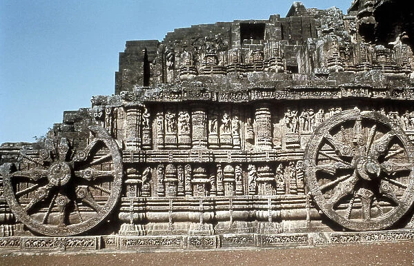 Side wall of the chariot, Temple of the Sun, Konarak, India, 13th century
