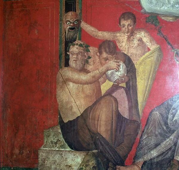 Wall-paintings in the Villa of the Mysteries, Pompeii, 1st century