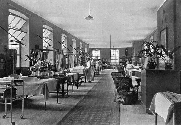 A ward in Guys Hospital, Southwark, London, 1904