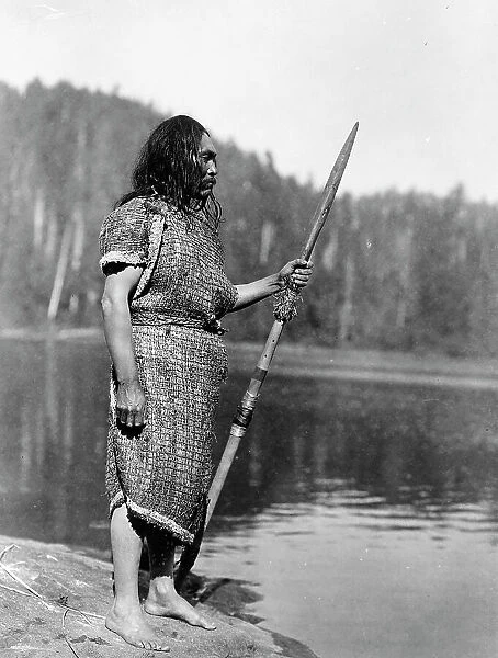 The whaler-Clayoquot, c1910. Creator: Edward Sheriff Curtis