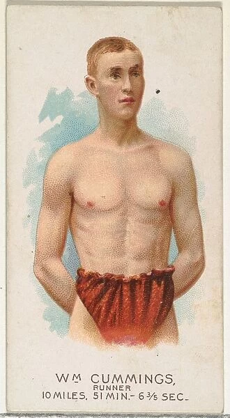 William Cummings, Runner, from Worlds Champions, Series 2 (N29) for Allen &