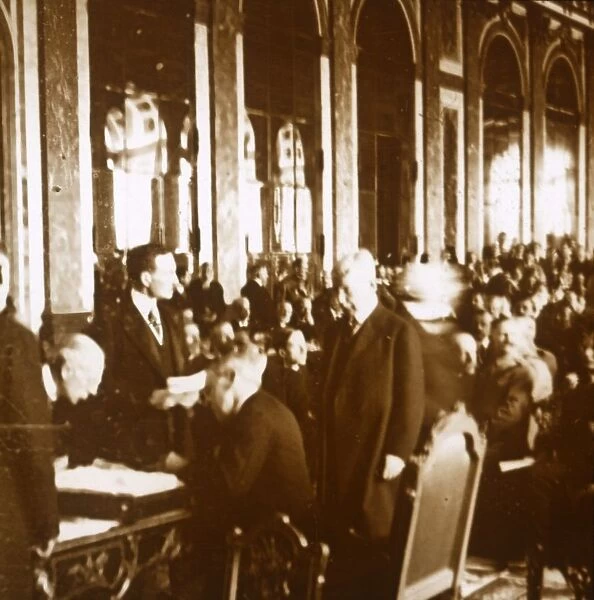 Woodrow Wilson, Treaty of Versailles, France, 1919