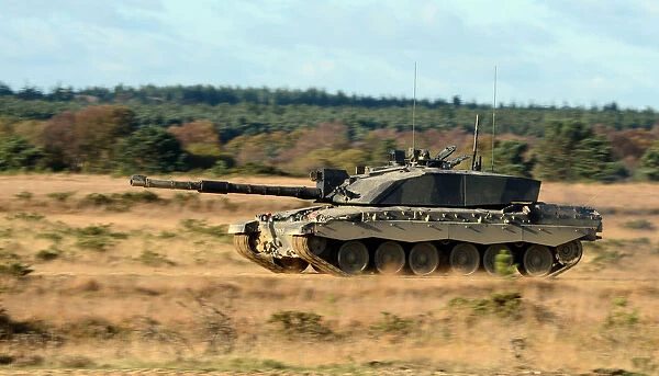 Reservists Training to be Challenger Tank Crew