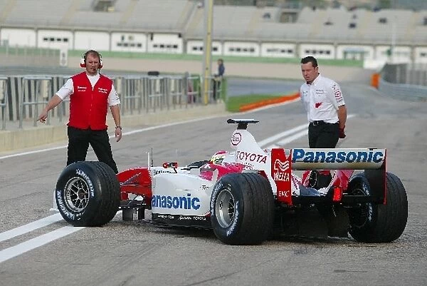 Formula One Testing: Ryan Briscoe tests with Toyota