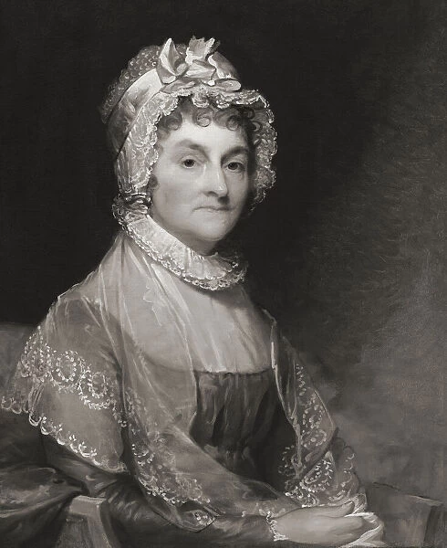 Abigail Adams, 1744 - 1818. Wife of President John Adams and mother of John Quincy Adams. After a work by Gilbert Stuart