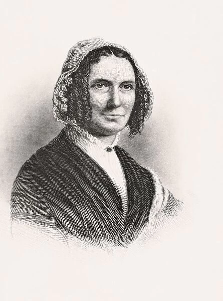 Abigail Powers Fillmore 1798 To 1853 Wife Of Millard Fillmore 13Th President Of The United Statres Of America From 19Th Century Engraving By H. B. Hall