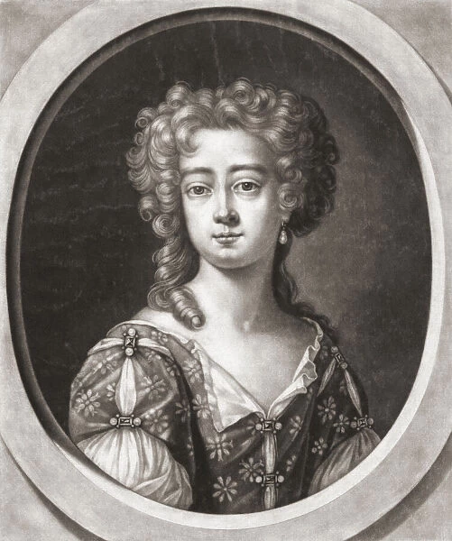 Anne Killigrew, 1660-1685. English poetess and artist. This picture is based on a self portrait