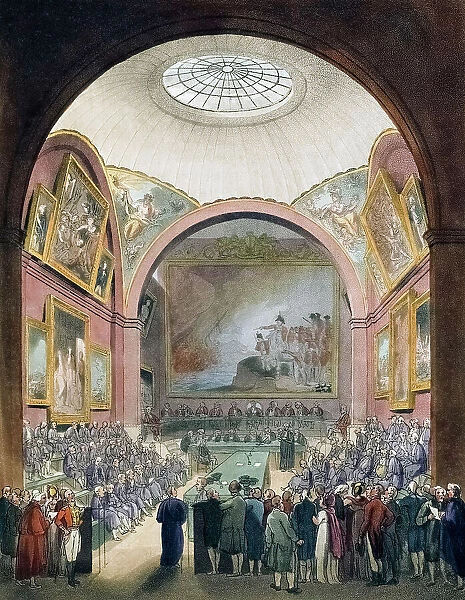 Common Council Chamber Guildhall Thomas Rowlandson