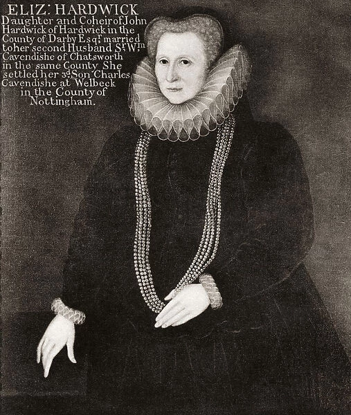 Elizabeth Talbot, Countess Of Shrewsbury, C. 1521 - 1608, Known As Bess Of Hardwick. After A Contemporary Work