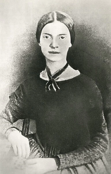 Emily Elizabeth Dickinson, 1830 - 1886. American poet. After a contemporary print