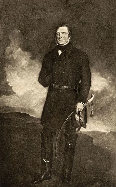 James Henry Somerset Fitzroy, 1St Baron Raglan 1788-1855. English Soldier And Commander In Chief During The Crimean War. From The Picture By Sir Francis Grant In The Army And Navy Club. From The Book 'The Letters Of Queen Victoria 1854-1861 Vol Iii'Published 1907