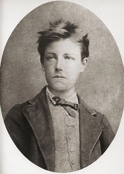 Jean Nicolas Arthur Rimbaud, 1854 - 1891. French poet. After a contemporary print