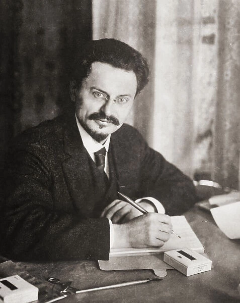 Leon Trotsky, born Lev Davidovich Bronstein, 1879-1940. Russian politician and revolutionary
