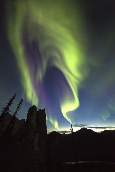 Northern Lights (Aurora Borealis); Yukon, Canada