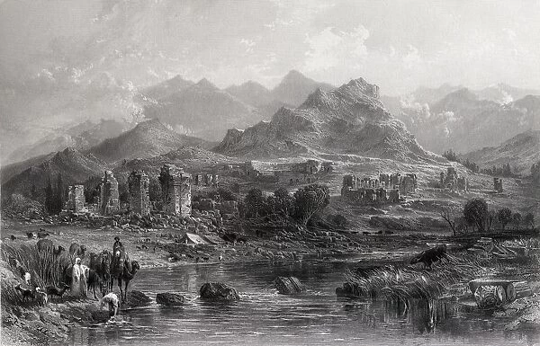 Sardis, Turkey, Drawn By Thomas Allom Engraved By E. Brandard, From The Collection Of G. Virtue Esq. C. 1863